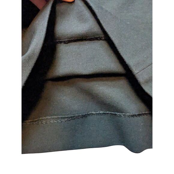 Diane Von Furstenberg DVF Black Mini Skirt Gold Buttons Accents Women 6 - Picture 9 of 9